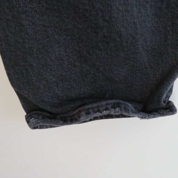 AGOLDE Riley High Rise Straight Crop (Stretch) Jeans in Panoramic Black Size 31 - Picture 12 of 14